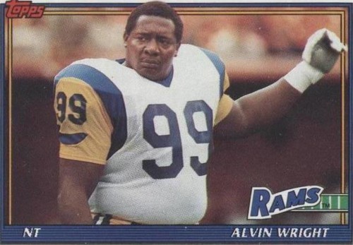 1991 Topps Alvin Wright #524
