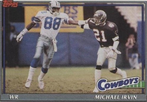 1991 Topps Michael Irvin #368