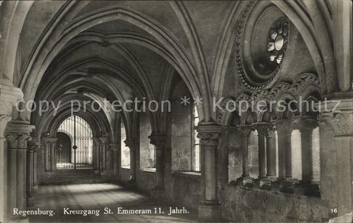 72505665 Regensburg Kreuzgang St. Emmeram 