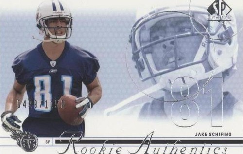 2002 SP Authentic Jake Schifino #167