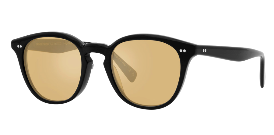 Pre-owned Oliver Peoples Desmon Unisex 50mm Black Sunglasses Ov5454su 10050f 50 In Yellow