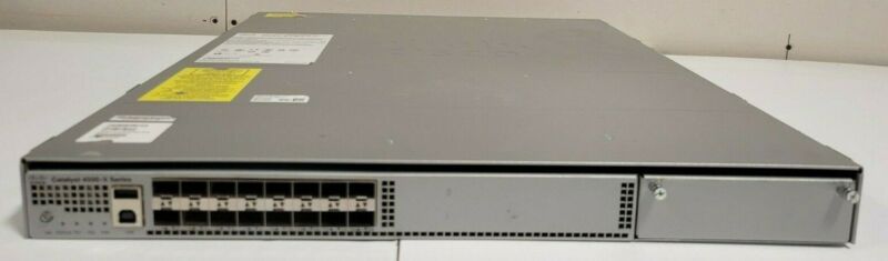 Cisco Catalyst Ws-c4500x-16sfp+ 4500x Series Switch Single Power Front To Back