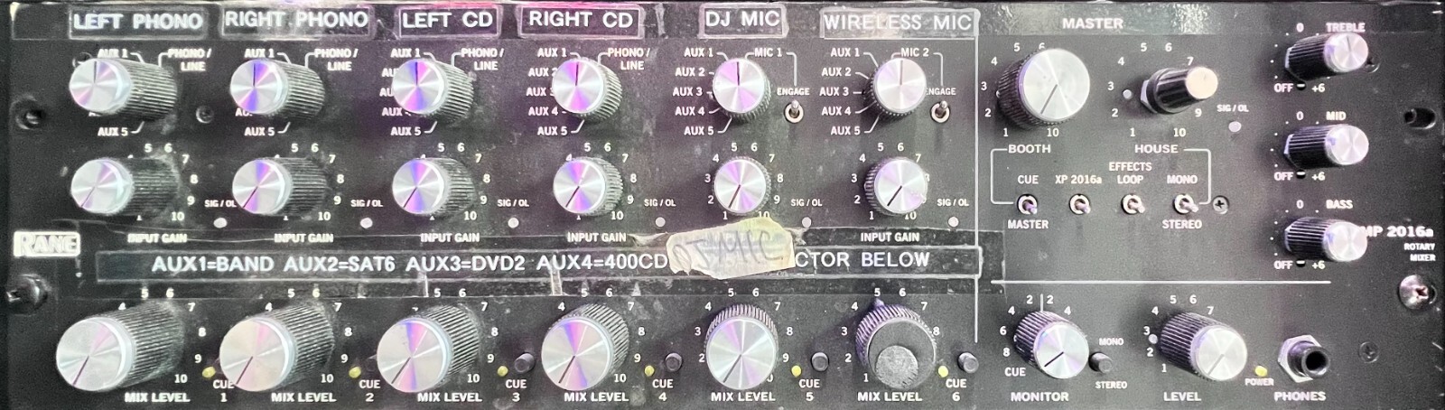 RANE ロータリーDJミキサー MP2016 RANE ロータリーDJミキサー MP2016