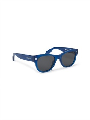 Pre-owned Off-white Oeri107s24pla0014507 Moab Blue Sunglasses