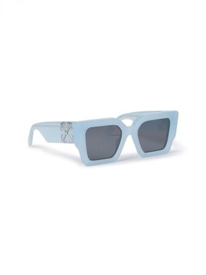 Pre-owned Off-white Oeri128s24pla0014007 Catalina Light Sunglasses In Gray