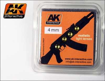 Light Lenses AMBER 4mm Ultra-Realistic Model Lighting Essentials New