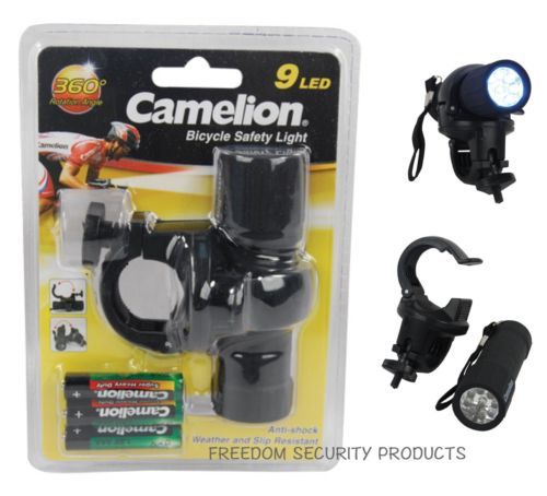 Camelion LED Handscheinwerfer – 9 SuperBright LEDs, Gelb, 150 M Reichweite, Bis Zu 150 Stunden Laufzeit, Inkl. 4x AA Batterien