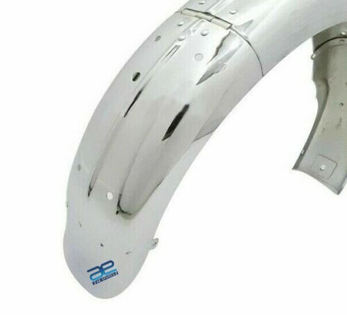 BSA B31 B33 Chrome Mudguard Set Plunger Model With Stays Kit  