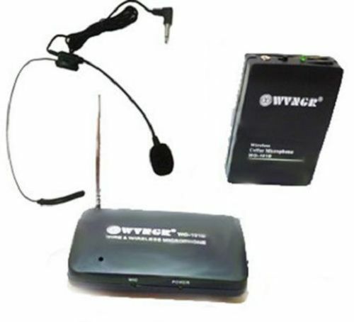 Microfono Wireless Senza Fili Ricevitore Trasmettitore Stereo Wg-101b sus