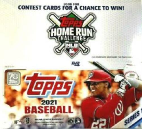 Baseball MLB 2021 Topps Series 1 Retail Box