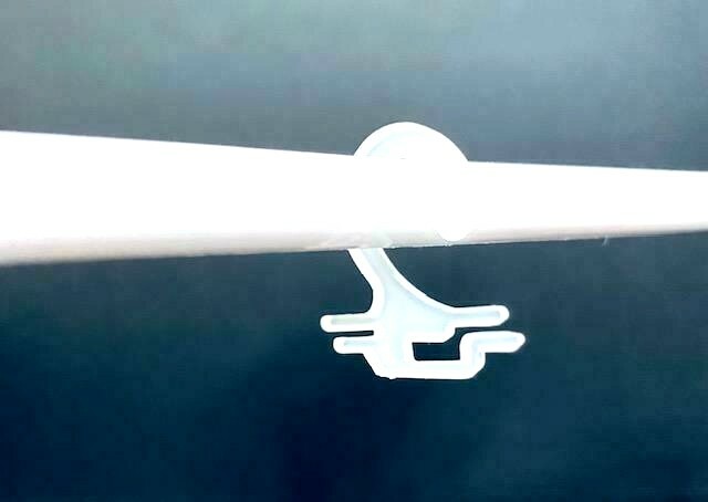 1000 PK ⭐ HANGER CONNECTOR HOOKS ⭐ CLOSET SHELF / PEGBOARD ORGANIZER SPACE SAVER