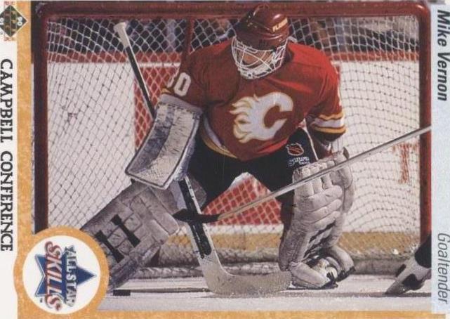 1990-91 Upper Deck - Mike Vernon #495