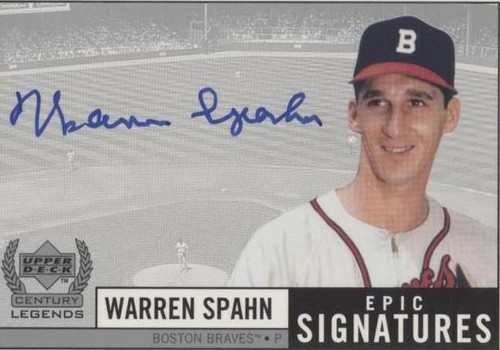 1999 Upper Deck Century Legends - Warren Spahn #WS