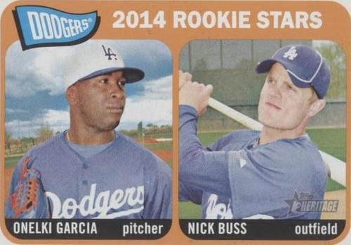 2014 Topps Heritage - Nick Buss Onelki Garcia #331