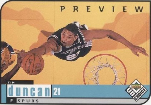 1998-99 Upper Deck UD Choice Preview - Tim Duncan #126