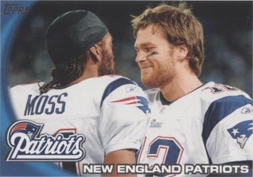 2010 Topps Randy Moss Tom Brady #347