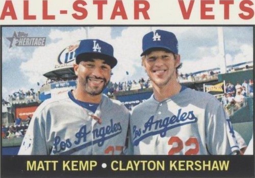 2013 Topps Heritage - Clayton Kershaw Matt Kemp #81
