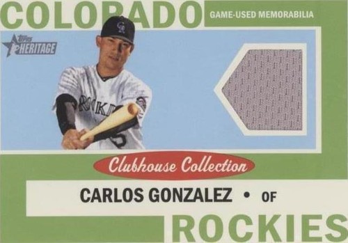 2013 Topps Heritage - Carlos Gonzalez #CCR-CG