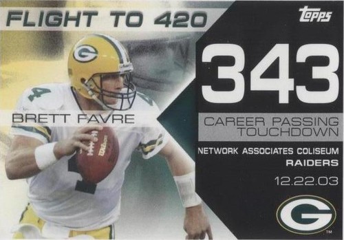2008 Topps Brett Favre #BF-343
