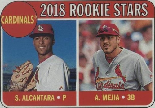 2018 Topps Heritage - Alex Mejia Sandy Alcantara #14