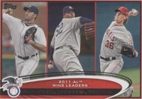 2012 Topps - C.C. Sabathia Jered Weaver Justin Verlander #319