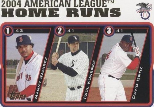 2005 Topps - David Ortiz Manny Ramirez Paul Konerko #339
