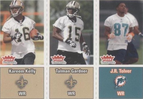 2003 Fleer Tradition J.R. Tolver Kareem Kelly Talman Gardner #294