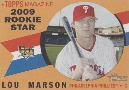 2009 Topps Heritage - Lou Marson #140