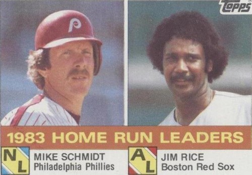 1984 Topps - Jim Rice Mike Schmidt #132