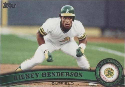 2011 Topps Update Series - Rickey Henderson #US59