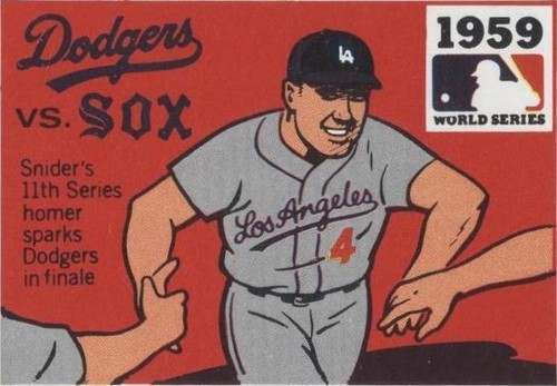 1971 Fleer Laughlin World Series - Duke Snider #57