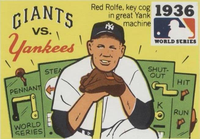 1971 Fleer Laughlin World Series - Red Rolfe #34