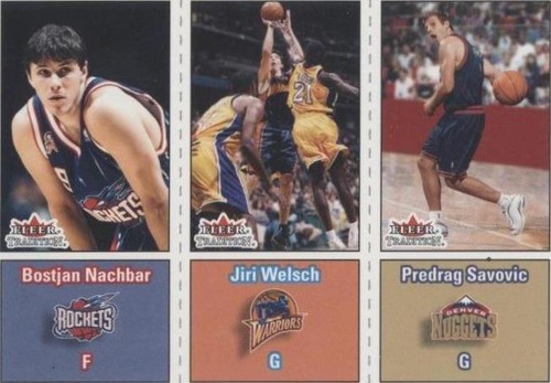 2002-03 Fleer Tradition - Predrag Savovic/Jiri Welsch/Bostjan Nachbar #281