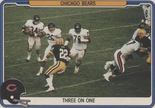 1982 Fleer Teams in Action Walter Payton #7