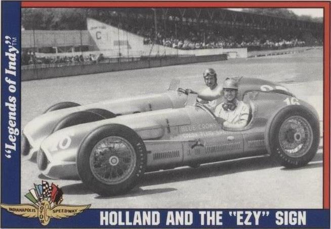 1991 Collegiate Collection Legends of Indy - Bill Holland Mauri Rose #8