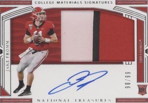 2020 Panini National Treasures Collegiate Jake Fromm #111