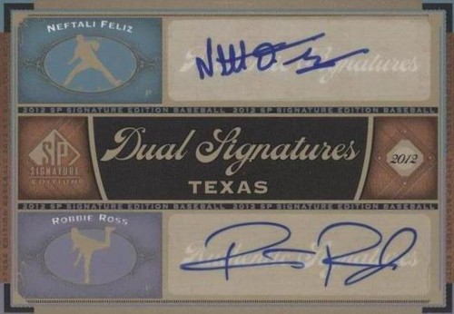 2012 SP Signature Edition - Neftali Feliz Robbie Ross #TEX11