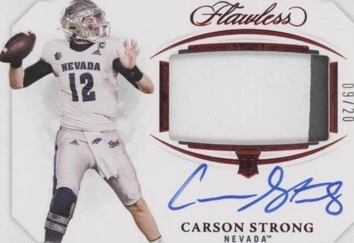 2022 Panini Flawless Collegiate Carson Strong #158