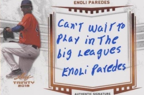 2019 Leaf Trinity - Enoli Paredes #A-EP1