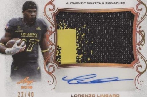 2018 Leaf Metal U.S. Army All-American Bowl Lorenzo Lingard #PA-LL1