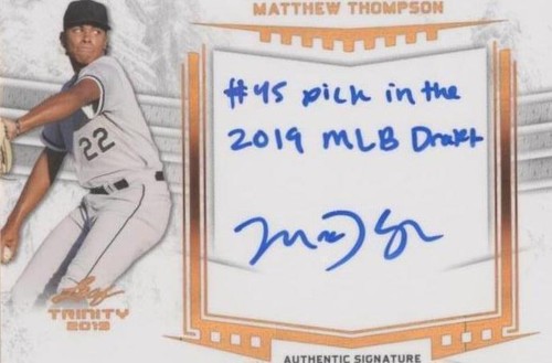 2019 Leaf Trinity - Matt Thompson #A-MT1