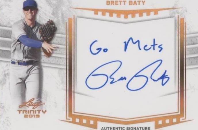2019 Leaf Trinity - Brett Baty #A-BB2