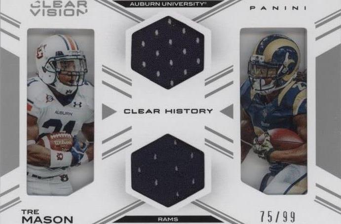 2015 Panini Clear Vision Tre Mason #CH-TM