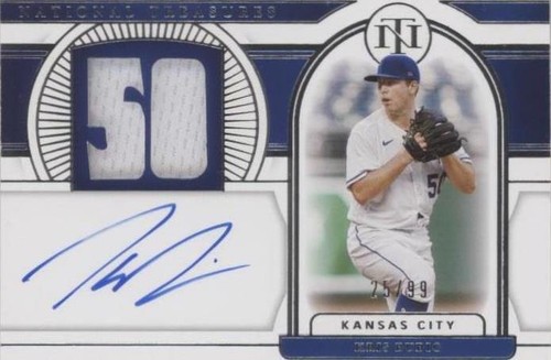 2021 Panini National Treasures - Kris Bubic #SN-KB