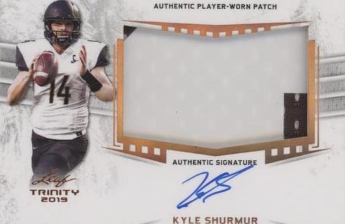 2019 Leaf Trinity Kyle Shurmur #PA-KS2
