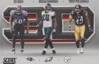 2021 Score Brian Dawkins Ed Reed Troy Polamalu #3D3