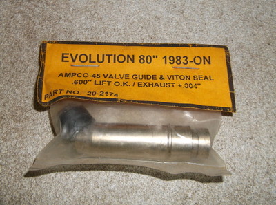 +.003'' Kibblewhite Ampro-45 Exhaust Valve Guide for Harley Evolution Big Twins