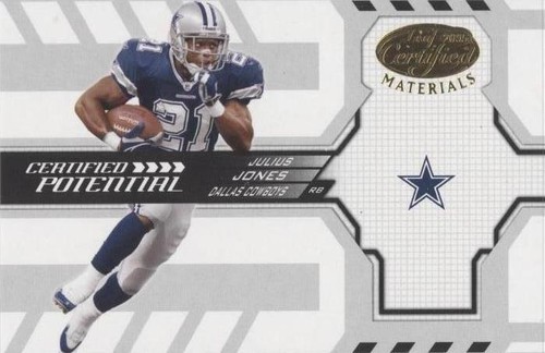 2005 Leaf Certified Materials Julius Jones #CP-9