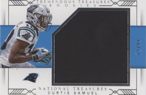 2017 Panini National Treasures Curtis Samuel #7