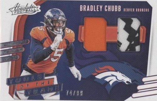 2020 Panini Absolute Bradley Chubb #TTD-49